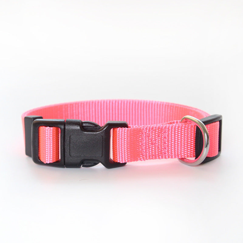 Super durable nylon collar, dog traction collar collar