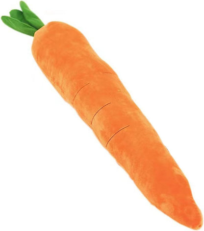 Cute Carrot With Soft Squeaker Carrot Shape Pet Plush Toy