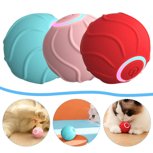 Smart Cat Toys Rolling Ball Pet Cat Owner Interactive Pets Toys