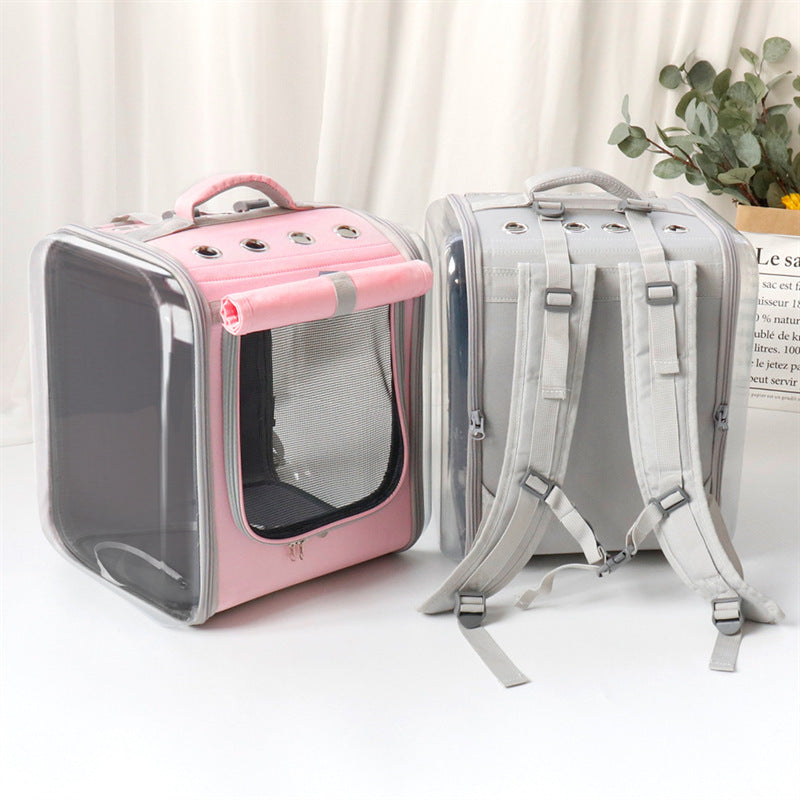 Pet Cat Carrier Backpack Breathable Cat Travel Outdoor