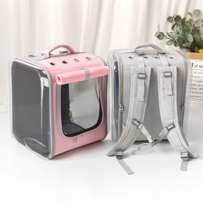 Pet Cat Carrier Backpack Breathable Cat Travel Outdoor