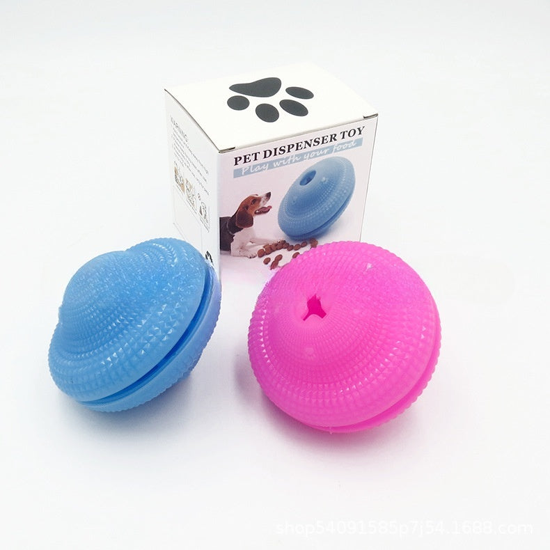 Pet Toy Ball Bite Molar Training Dog Bite Resistance Food Dropping Ball