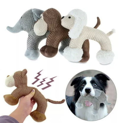 Dog Chew Toys For Small Large Dogs Bite Resistant Dog Squeaky