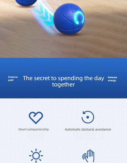 Smart Dog Toys Ball Electronic Interactive Pet Toy Moving Ball