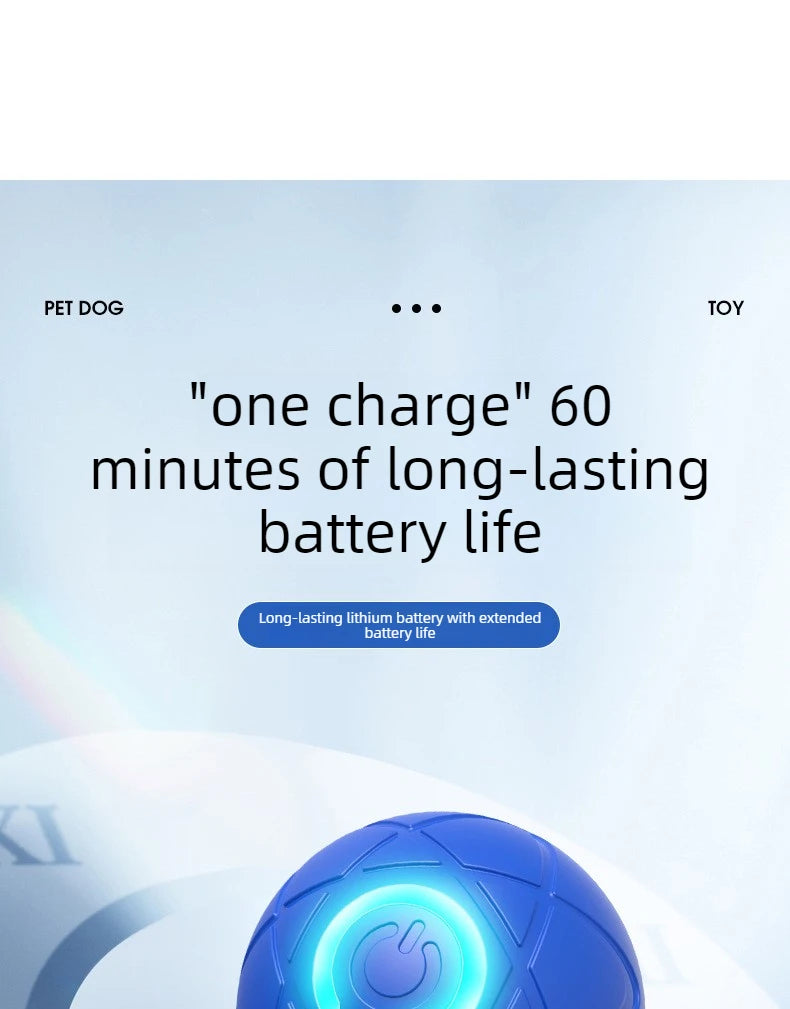 Smart Dog Toys Ball Electronic Interactive Pet Toy Moving Ball