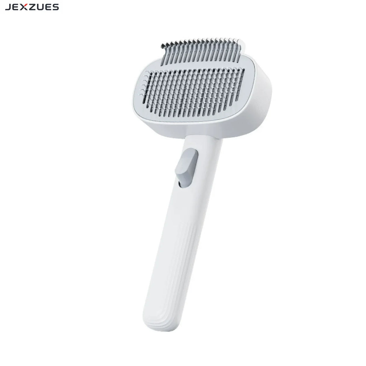 Grooming & Dematting Comb for Cats Dogs with One-Click Hair Release Button