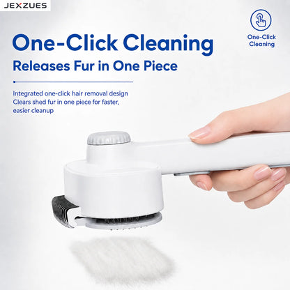 Grooming & Dematting Comb for Cats Dogs with One-Click Hair Release Button