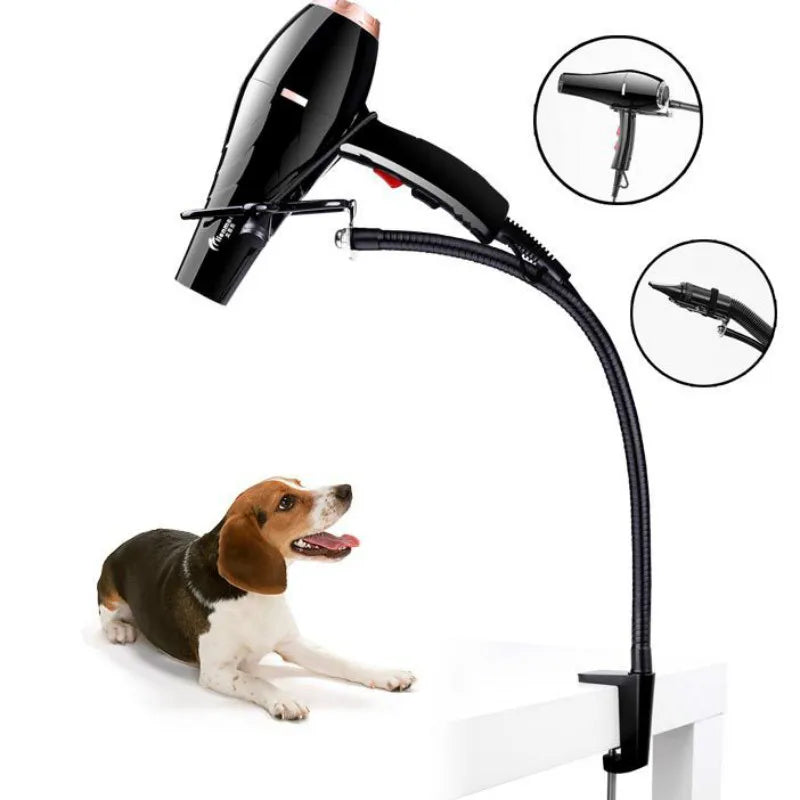 Pet Hair Dryer Stand Fixed Bracket Dog Cat Grooming Support