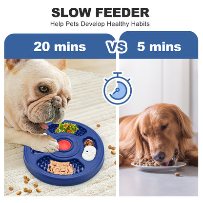 Dog Toy Licking Plate Hiding Pet Relieving Stuffy Training Toys