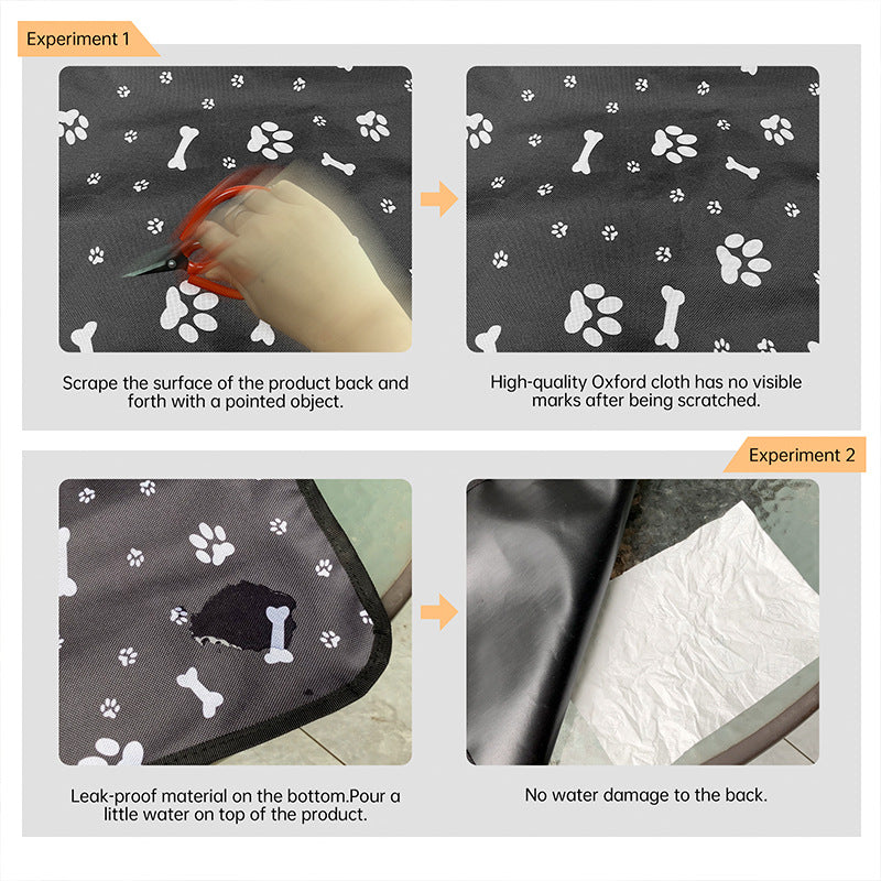 Pet Car Waterproof Oxford Cloth Urine Mat Front Passenger