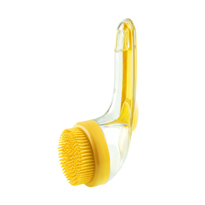 Pet Liquid Cleaning Massage Long Handle Shampoo Comb