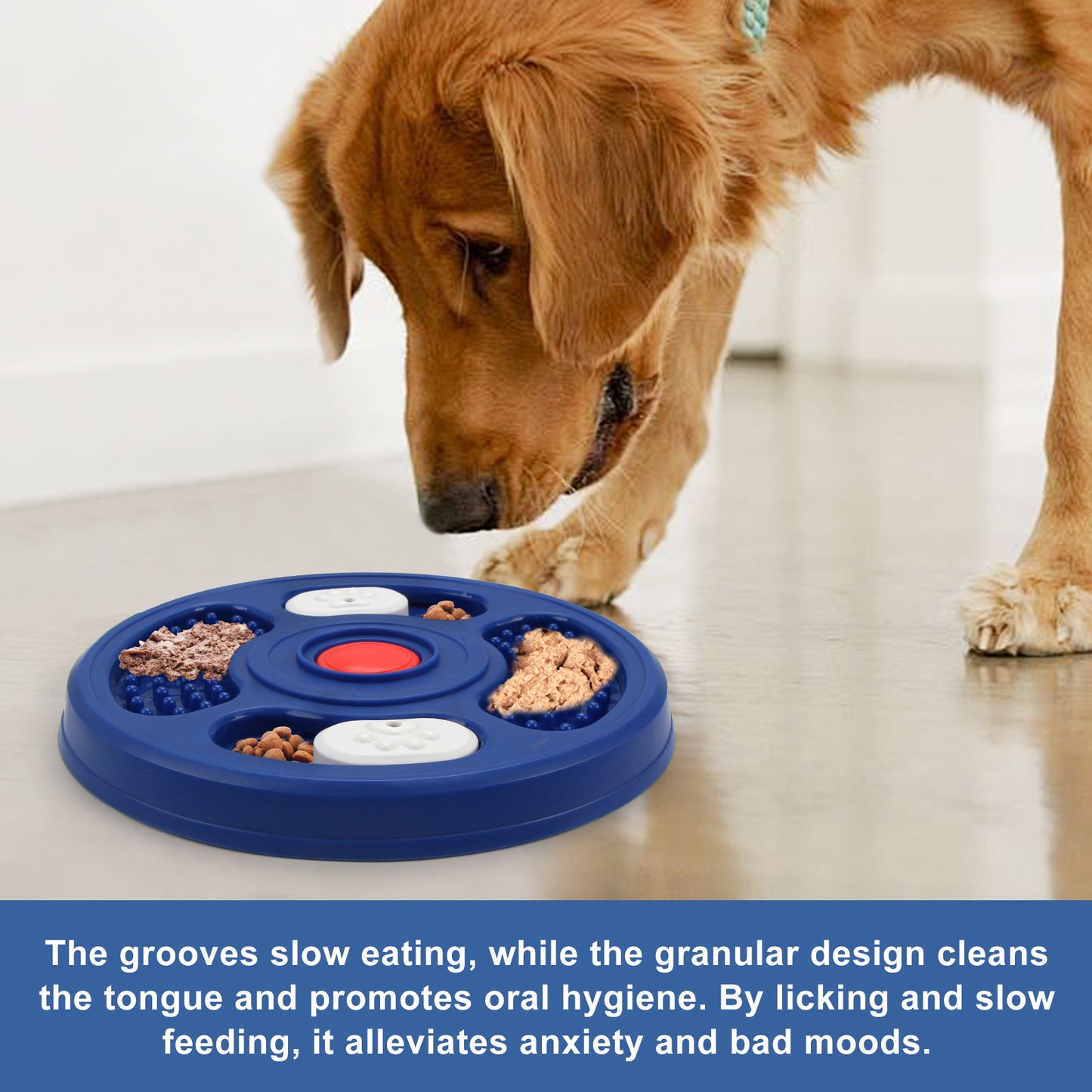 Dog Toy Licking Plate Hiding Pet Relieving Stuffy Training Toys