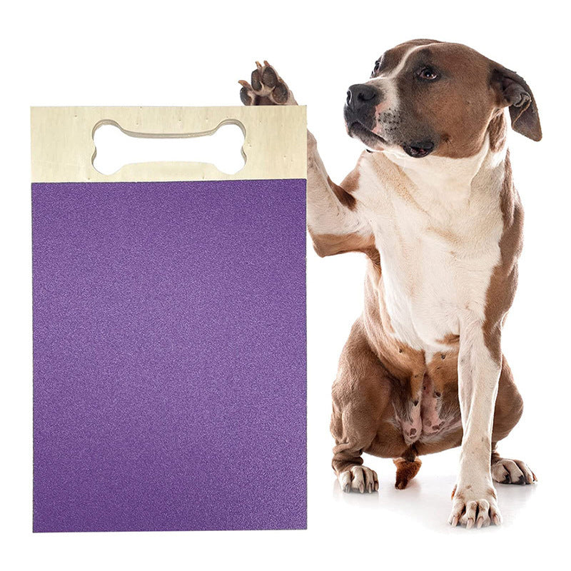 Creative Pet Supplies Dog Wooden Square Sandpaper Nail Scratch Board