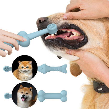 Pet Silicone Finger Toothbrush Oral Cleaning Pet Toothbrush