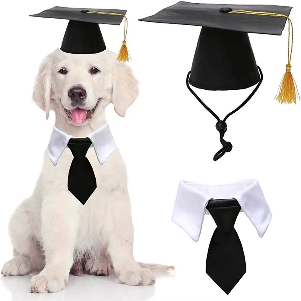 Dog Tassel Doctorial Hat Party Supplies Pet Hat