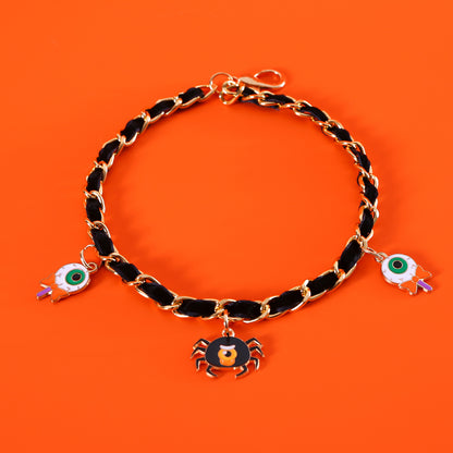 Pet Halloween Collar Velvet Dripping Bat Accessories