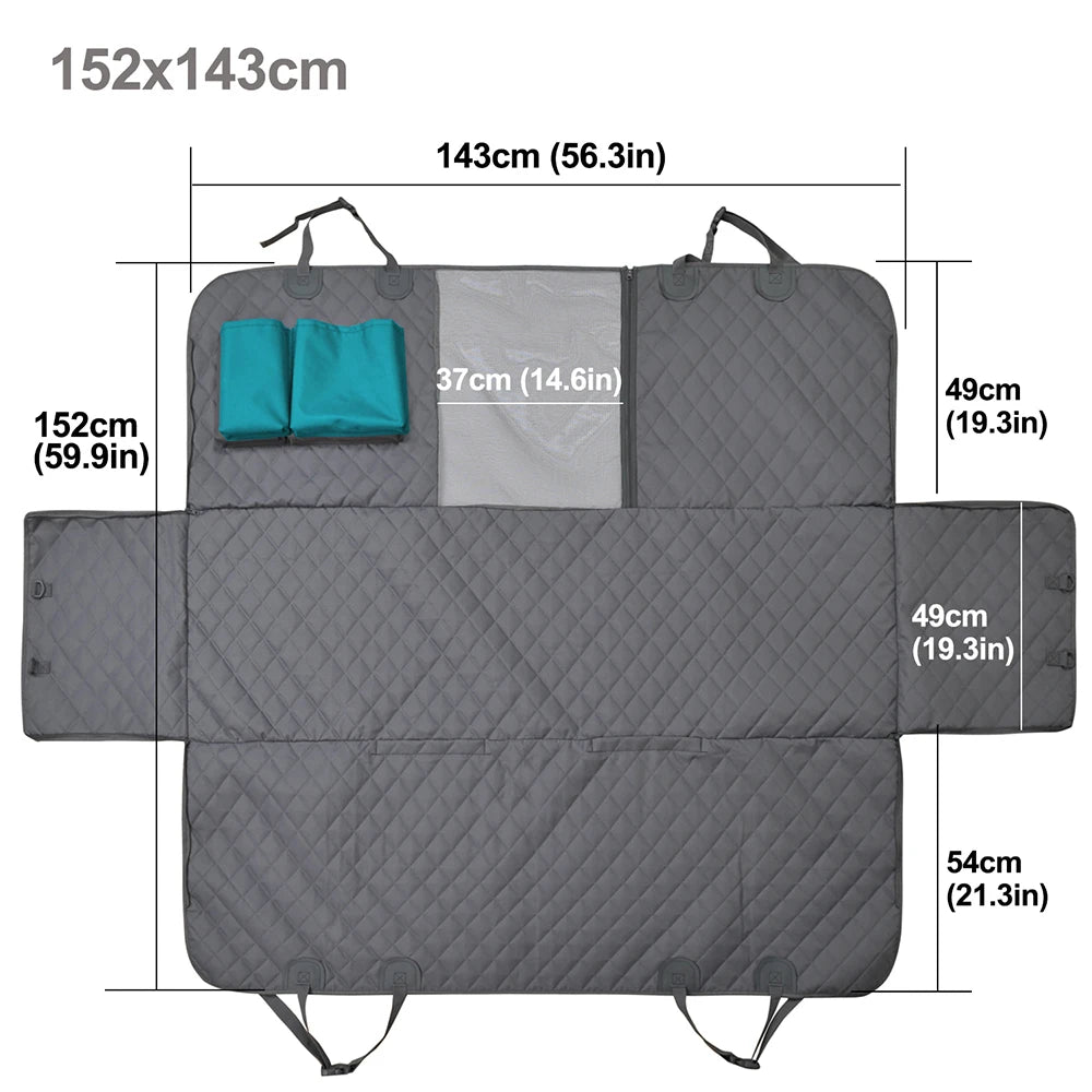 Dog Carriers Waterproof Rear Back Pet Dog Car Seat Cover