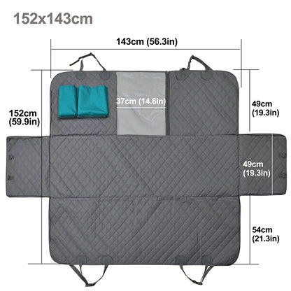 Dog Carriers Waterproof Rear Back Pet Dog Car Seat Cover
