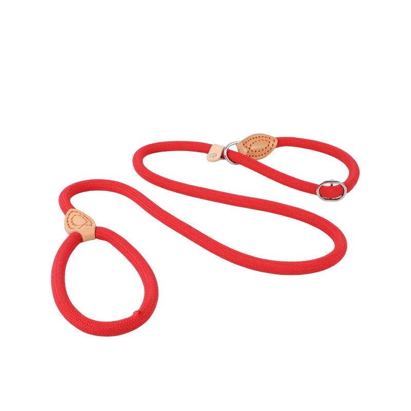 Dog Leash Slip Rope Lead Leash Heavy Duty Braided