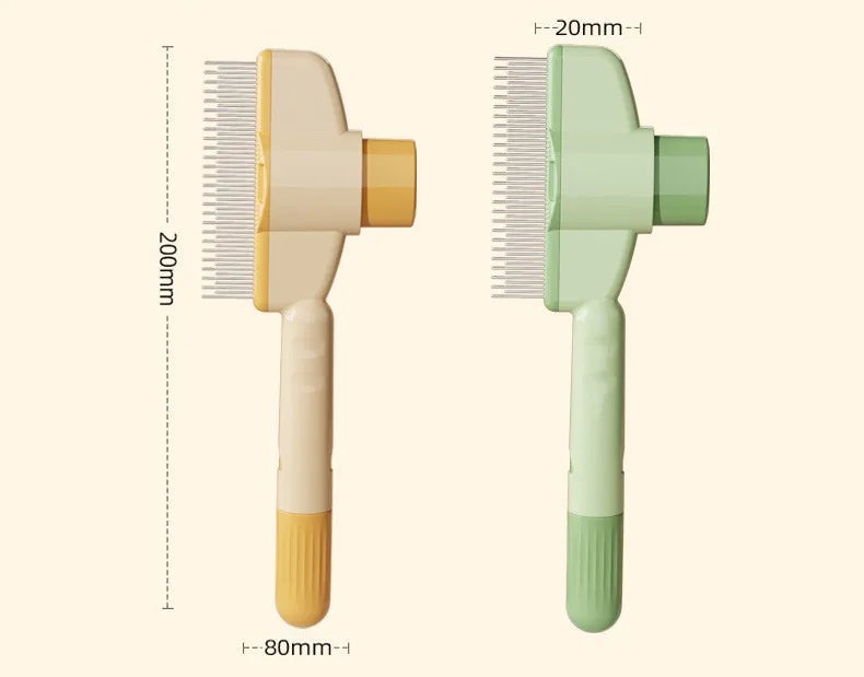 Dog Comb Pet Hair Remover One Button Dogs Brush