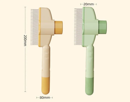 Dog Comb Pet Hair Remover One Button Dogs Brush