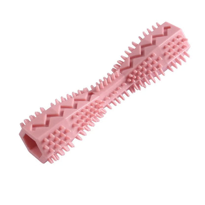 Dog Toothbrush Durable Dog Chew Toy Stick Soft Rubber Tooth