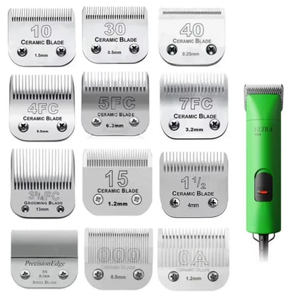 Detachable Pet Grooming Dog Trimmer Replacement Ceramic Blade Compatible