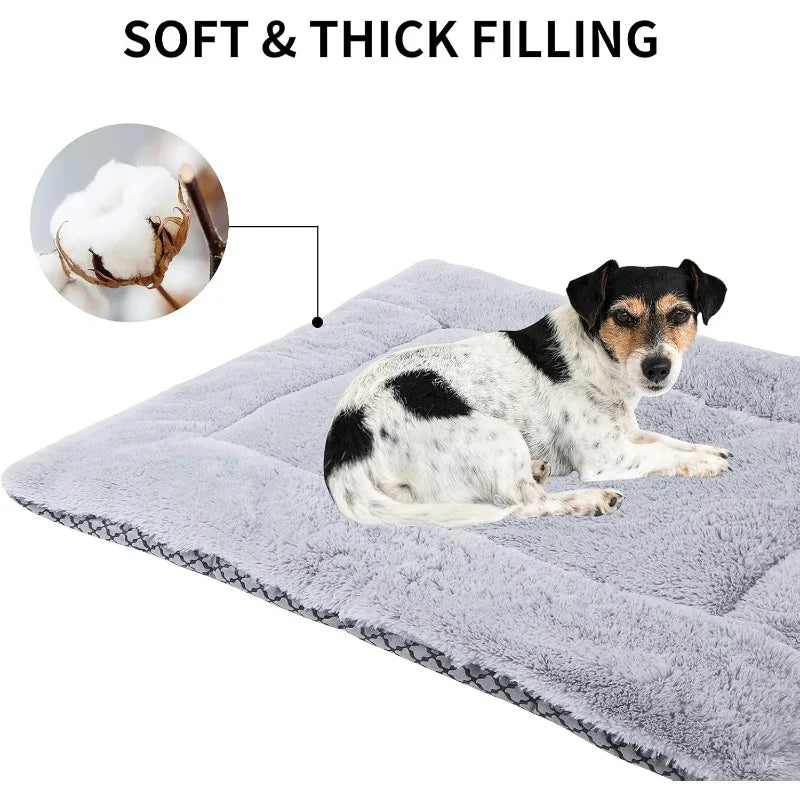Rectangle Dog Mat Warm Cat Bed House Cushion Pet Sleeping Blanket