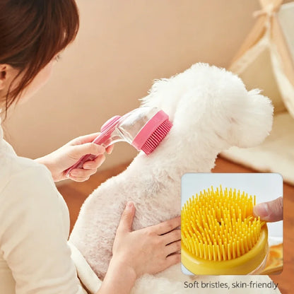 Pet Bathing Brush Long Handle Dog Cleaning Brush