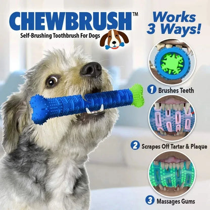 Dog Tooth Grinding Stick Food Grade Cleaning Massager Rubber