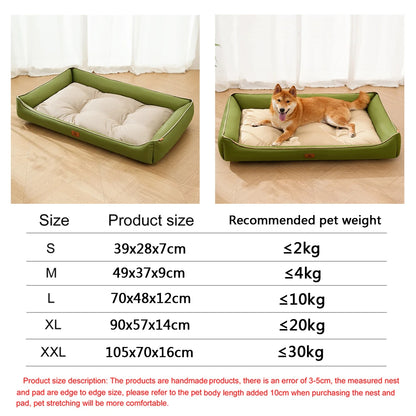 Four Season Square Dog Bed for Large Dog Mattress Bite-resistant