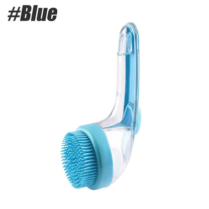 Pet Bathing Brush Long Handle Dog Cleaning Brush