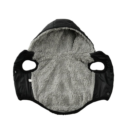 Windproof Hooded Dog Jacket Coat For Small Medium Dogs