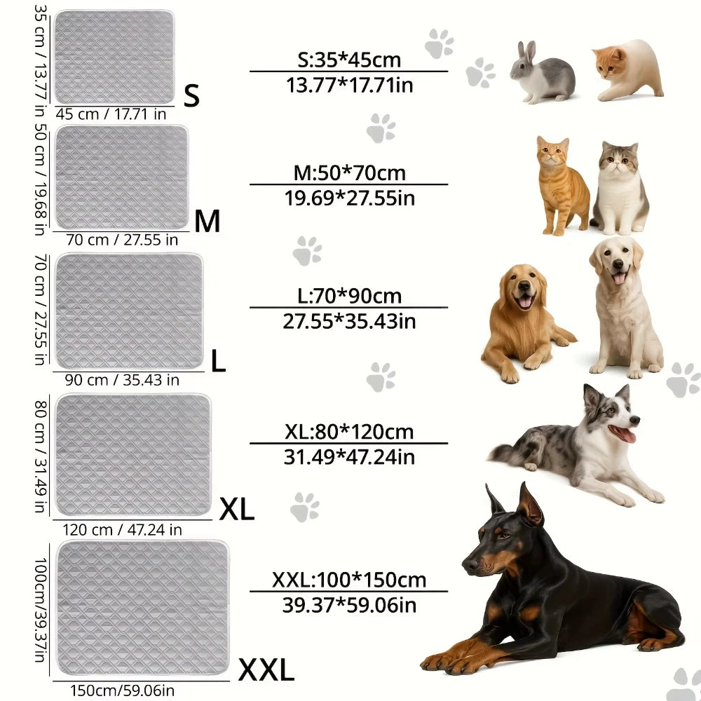 1PC A Pet Cooling Pad Ceiling Washable And Anti Slip Bottom