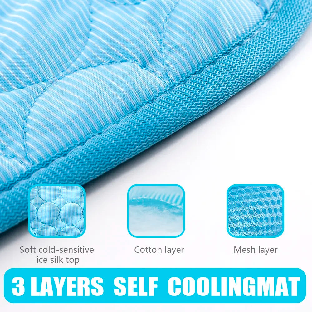 NONOR Dog Cooling Mat Summer Pet Bed for Dogs Cats Kennel Pad