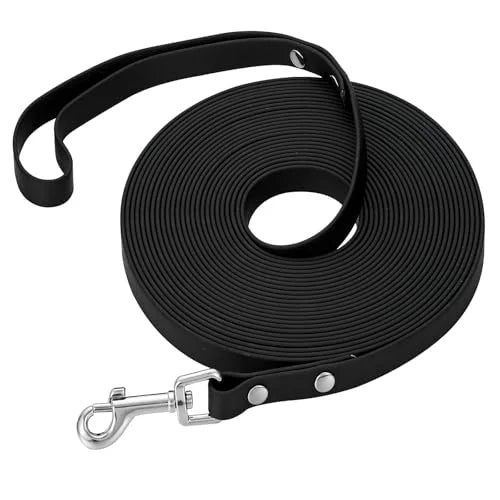 Dog Leash Waterproof Training Recall Long PVC Pet Leashes