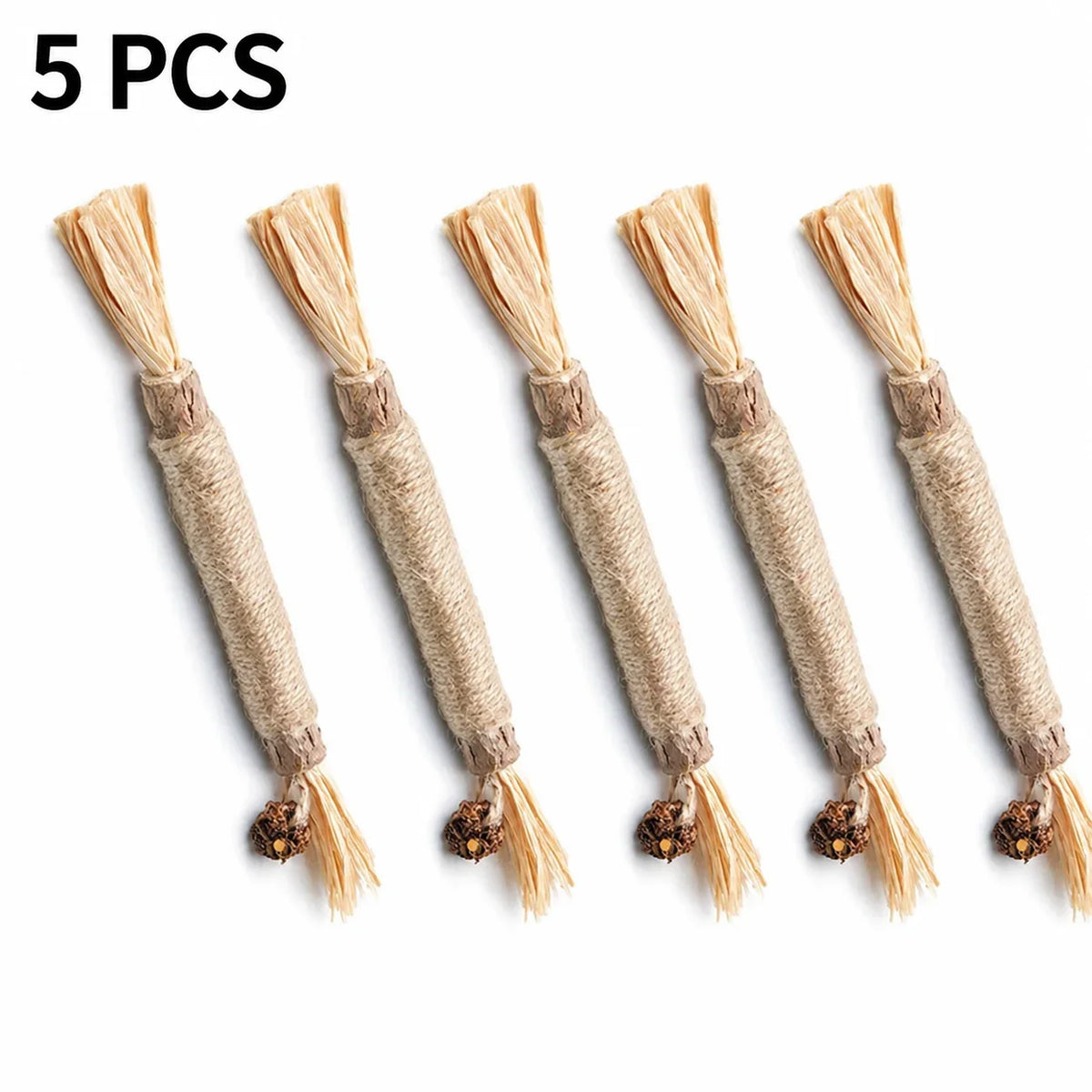 Pet Silvervine Chew Sticks with Raffia Grass Dog Teething Toy