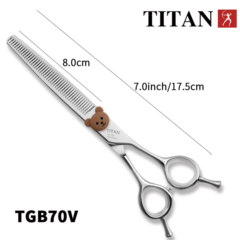 Professional Pet Grooming Shears Fishbone Teeth