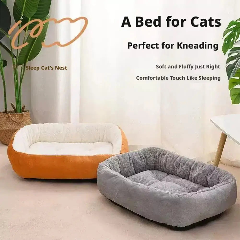 Pet Bed Super Soft Polar Fleece Thickened Warm Nest for Autumn and Winter