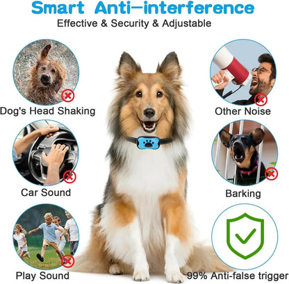 Pet Dog Anti Barking Device USB Rechargeable Dogs Training