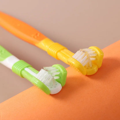 Dog Plastic Toothbrush Removing Tartar Cleaning Mouth Pet Care