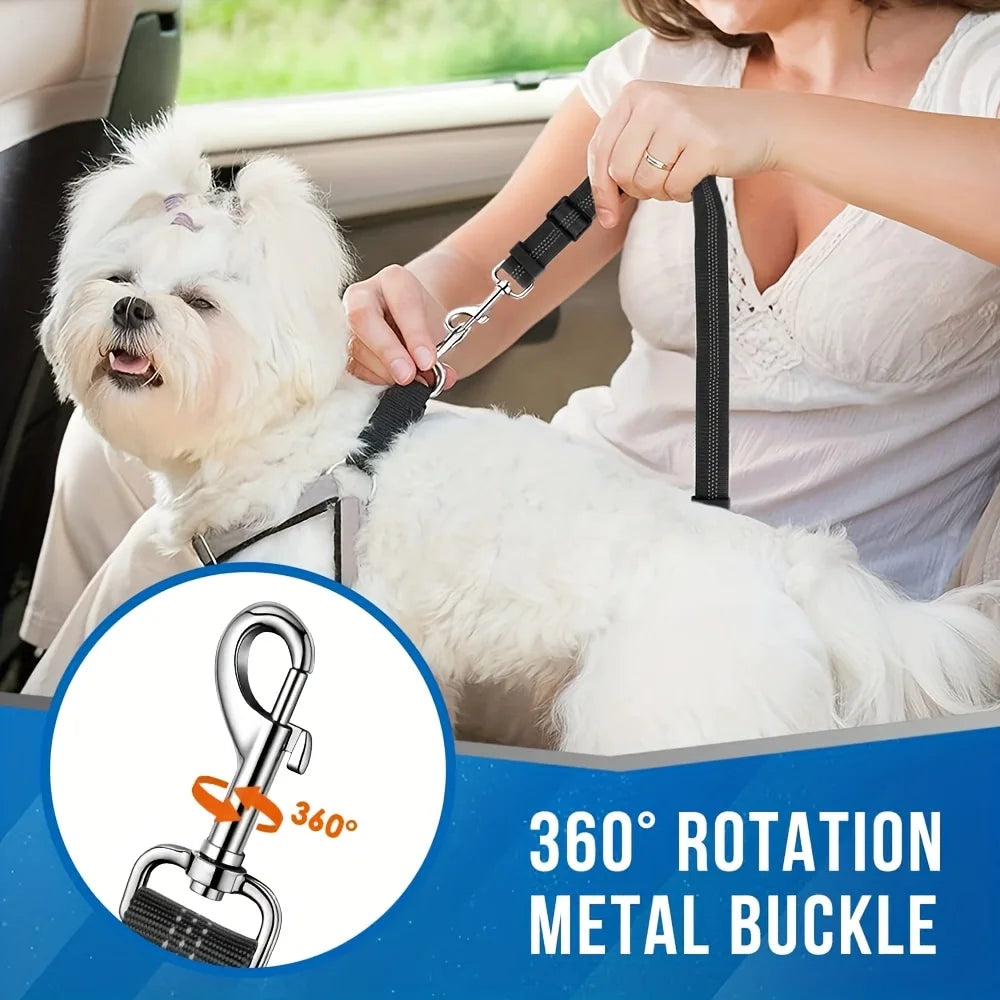 Dog Seat Belt for Car,Dog Car Harness Seatbelt Adjustable