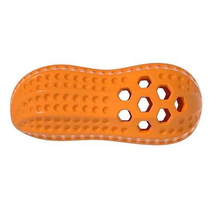 Molar Interactive Play Toy for Teeth Cleaning Pet Sound Peanut