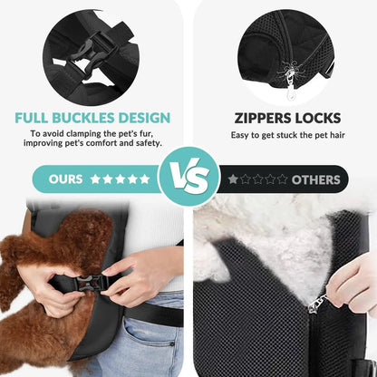 Dogs Carrier Backpack Thickened Sponge Pet Front Dog Carrier