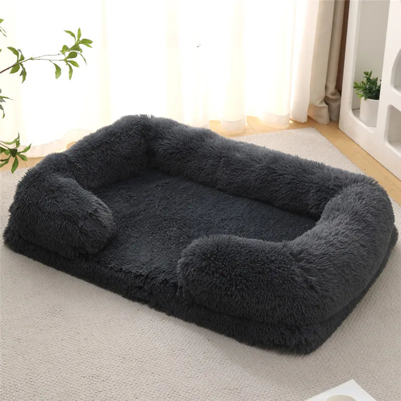 Luxury Winter Warm Large Dog Sofa Bed Dog Kneel Cat Mats House Cushion