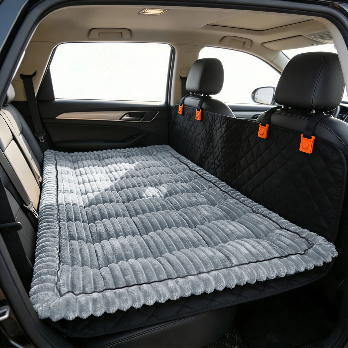 Backseat Dog Bed Mat for Car Dog Car Seat Cover for Back Seat