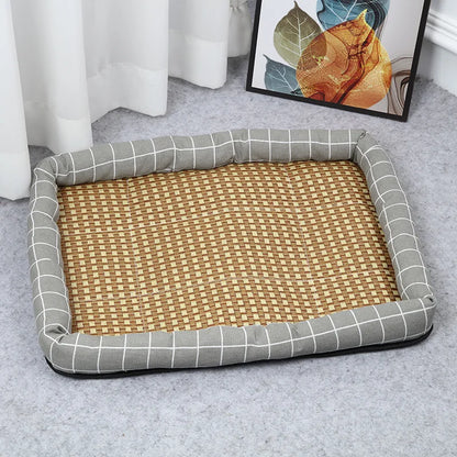 Large Dog Bed Mat Summer Cooling Matting Dog Cushion