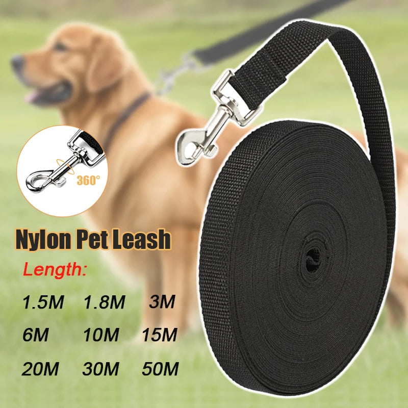 Nylon Dog Leash For Small Big Dogs Outdoor Training Pet