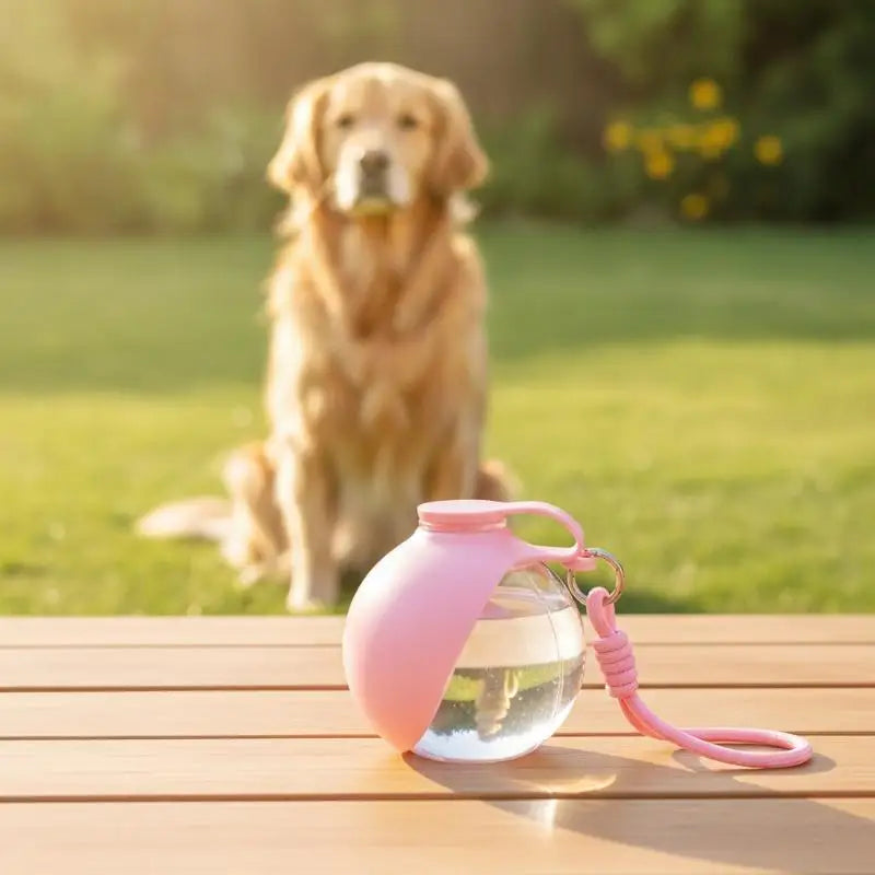 Leakproof Portable Pet Water Bottle Detachable Shoulder Strap For Dogs