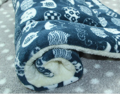 Flannel Pet Mat Dog Bed Cat Bed Thicken Sleeping Mat Dog Blanket